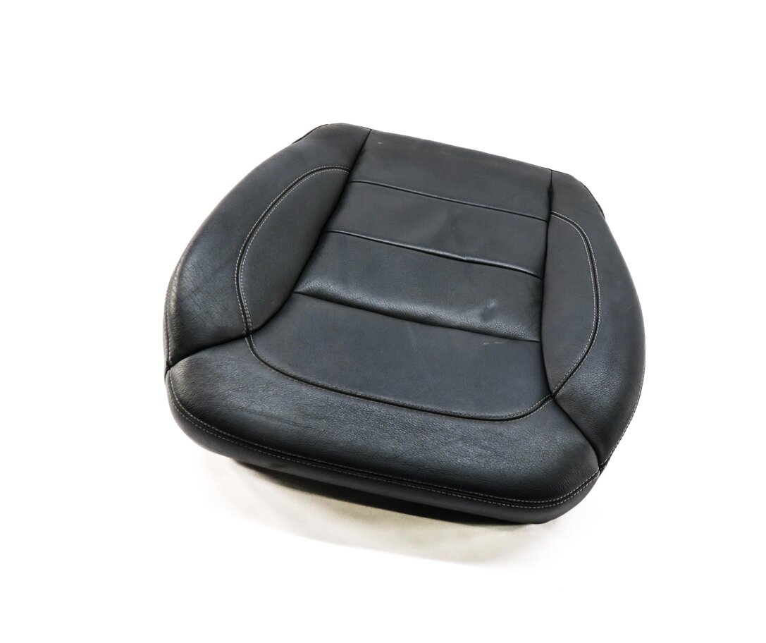 2014 MERCEDES GL450 (X166) PASSENGER LOWER BOTTOM HEATED SEAT CUSHION (BLACK)