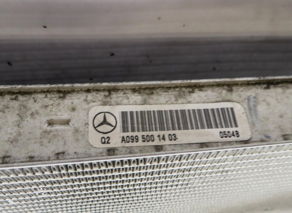 Thumbnail 5: 2012-2016 MERCEDES GL450 GL550 ML550 (W166 X166) AUXILIARY INTERCOOLER RADIATOR