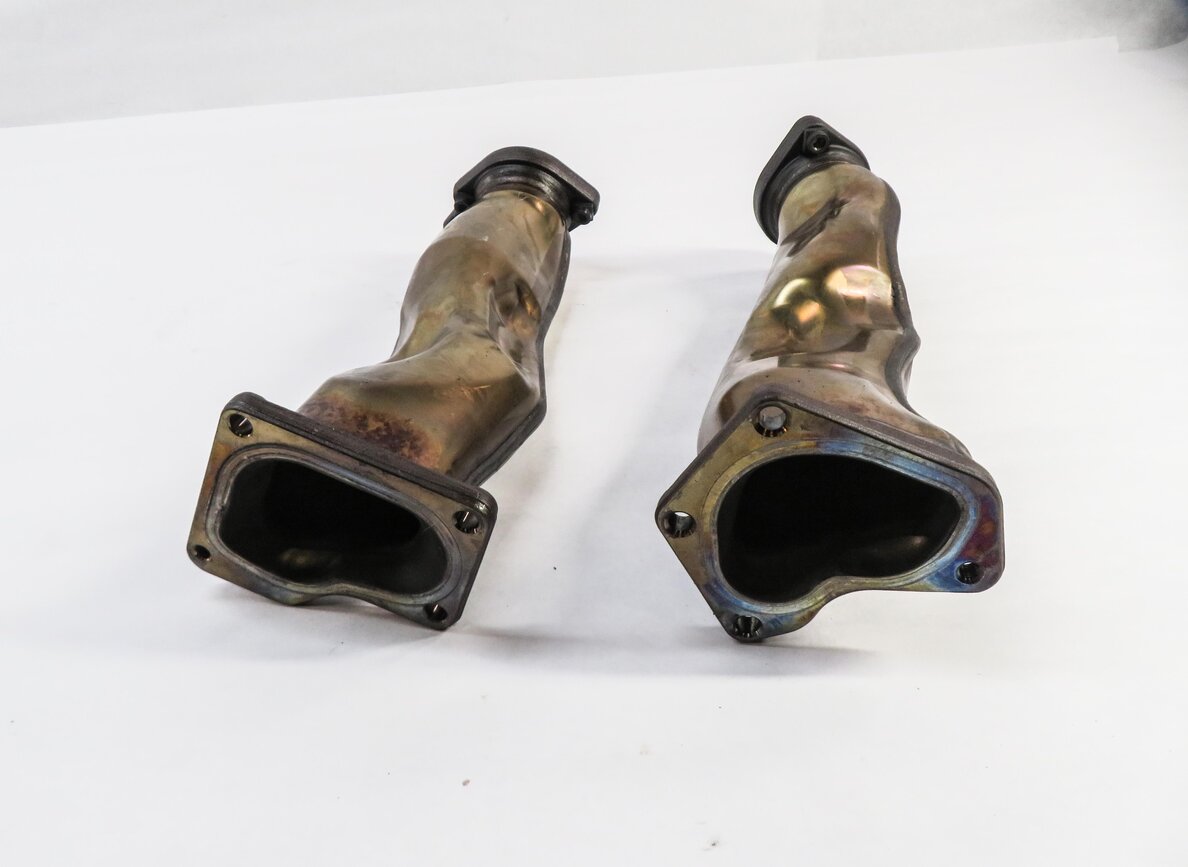 Thumbnail 4: 2014 MERCEDES GL450 (X166) 4.6L M278 V8 ENGINE TURBOCHARGER EXHAUST PIPE SET-2