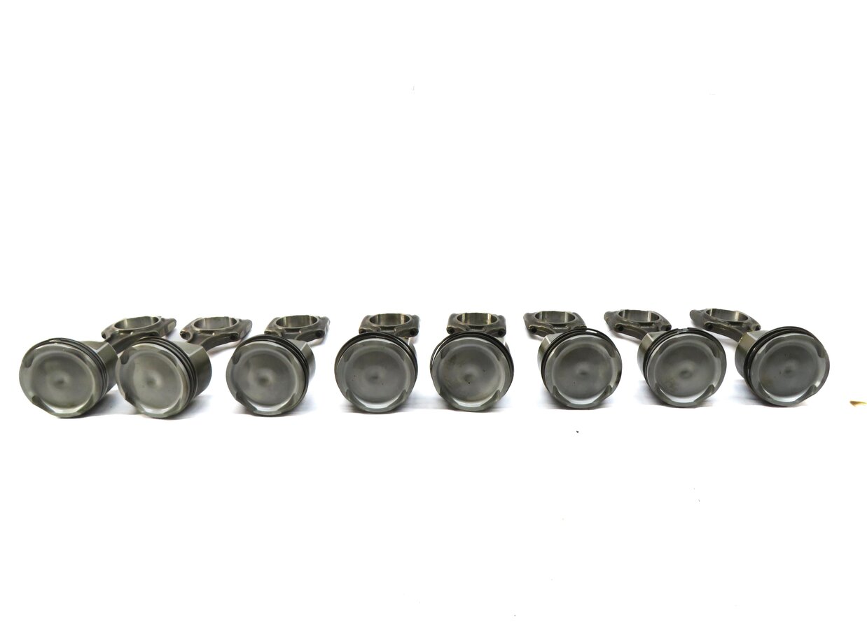 Thumbnail 3: 03-06 PORSCHE CAYENNE 955 4.5L TURBO TURBOCHARGED PISTON & CONNECTING ROD SET/8