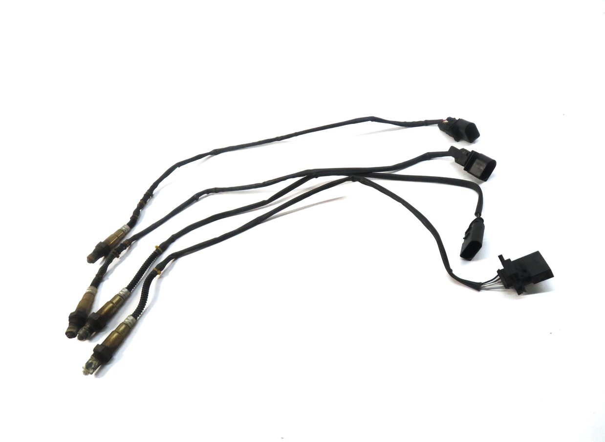 Thumbnail 2: 2006 PORSCHE CAYENNE (955) M48 4.5L TURBO PRE POST CAT O2 OXYGEN SENSOR SET/4
