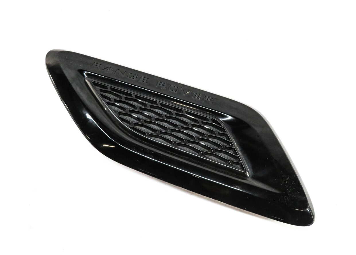 2014 RANGE ROVER SPORT (L494) LEFT FRONT DRIVER HOOD VENT GRILLE TRIM (BLACK)