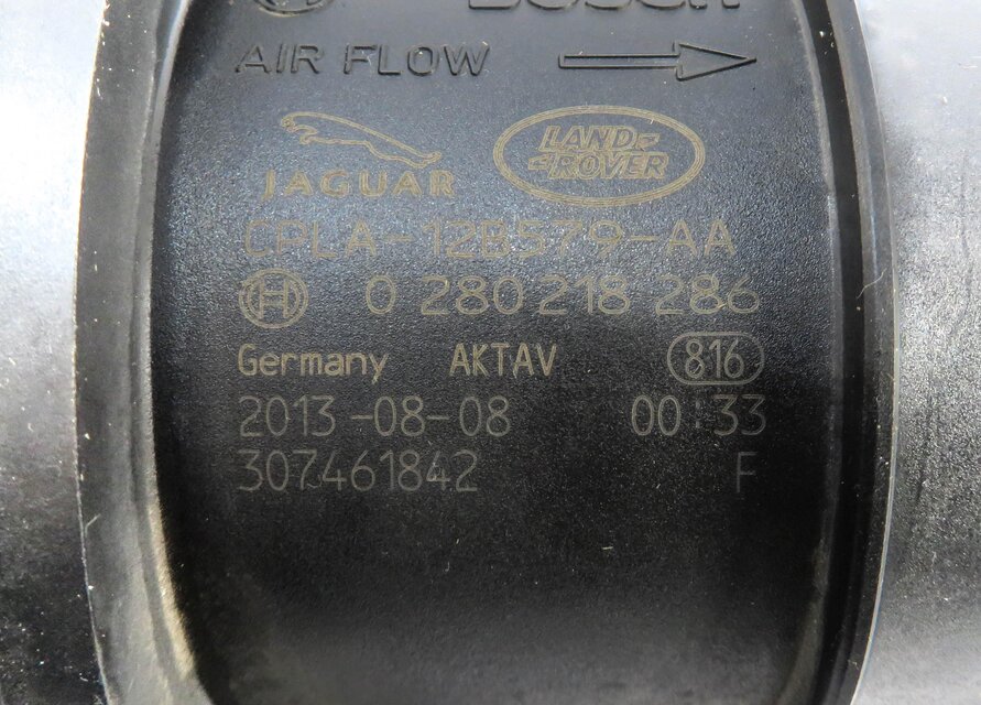 Thumbnail 5: 2013-2019 JAGUAR LAND ROVER F-TYPE XF LR4 ROVER SPORT - MASS AIR FLOW SENSOR