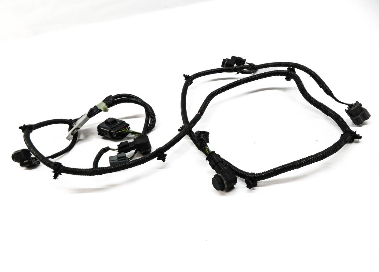 Thumbnail 2: 2014 RANGE ROVER SPORT (L494) REAR PDC PARK DISTANCE SENSOR SET w/ HARNESS BLACK