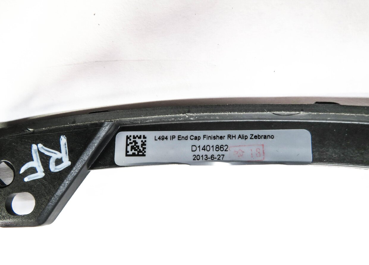 Thumbnail 11: 2014 RANGE ROVER SPORT (L494) DASH DOOR CONSOLE WOOD GRAIN TRIM SET (ZEBRANO)