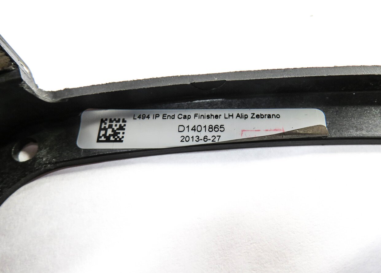 Thumbnail 12: 2014 RANGE ROVER SPORT (L494) DASH DOOR CONSOLE WOOD GRAIN TRIM SET (ZEBRANO)