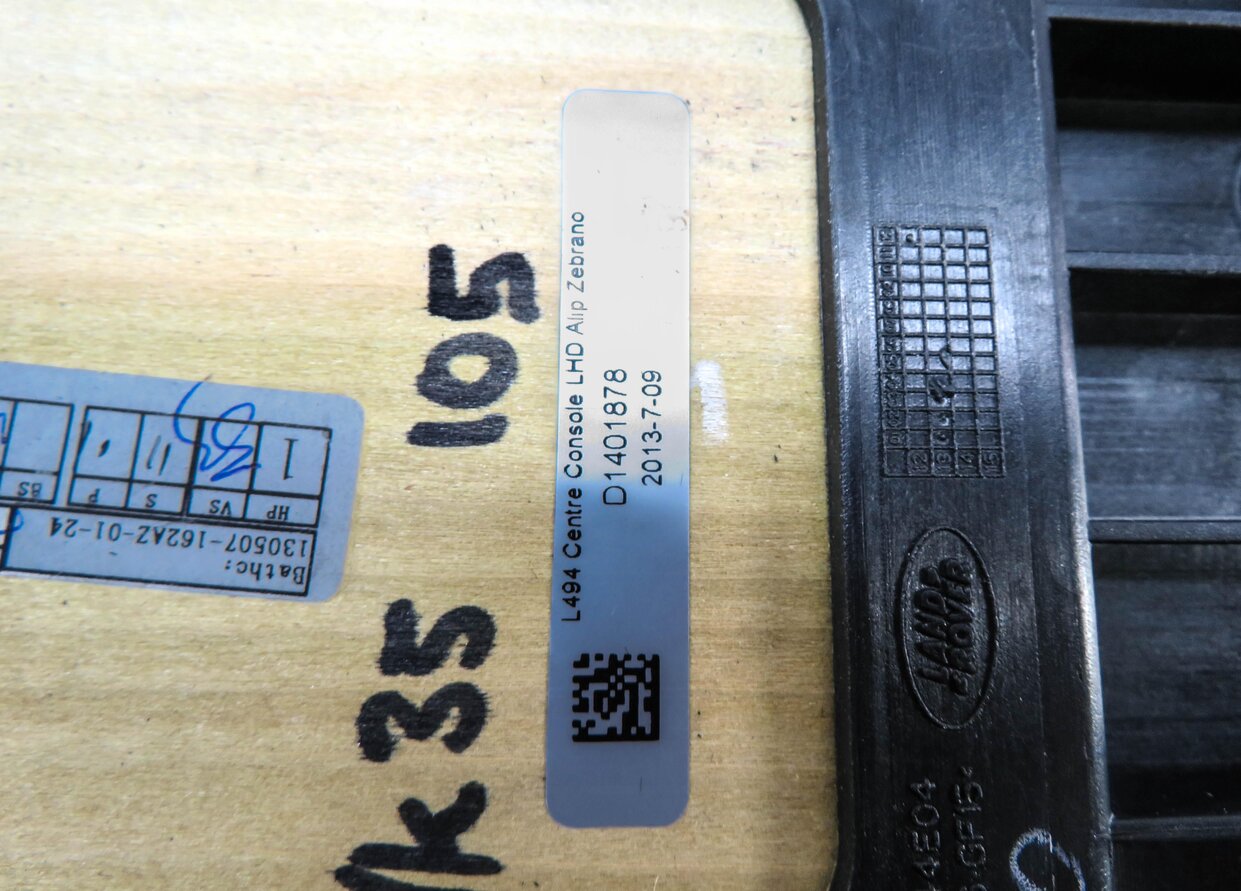 Thumbnail 15: 2014 RANGE ROVER SPORT (L494) DASH DOOR CONSOLE WOOD GRAIN TRIM SET (ZEBRANO)