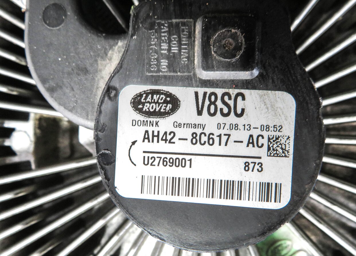 Thumbnail 5: 2010-2018 RANGE ROVER SPORT LR4 - 3.0L / 5.0L SUPERCHARGED ENGINE COOLING FAN
