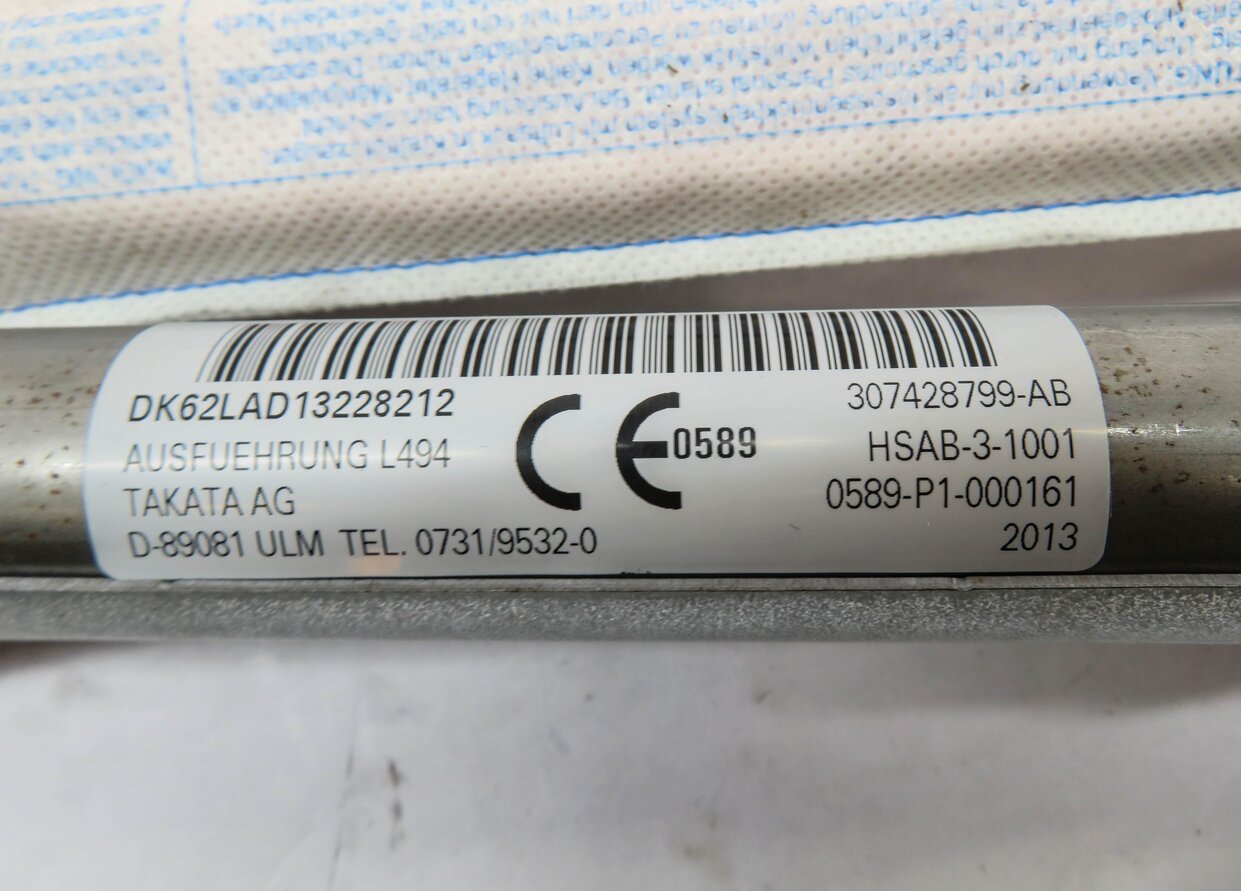 Thumbnail 4: 2014-2020 RANGE ROVER SPORT (L494) LEFT DRIVER ROOF SIDE CURTAIN AIRBAG AIR BAG