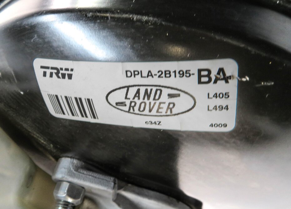Thumbnail 5: 2014-2016 RANGE ROVER SPORT (L405 L494) POWER BRAKE BOOSTER w/ MASTER CYLINDER