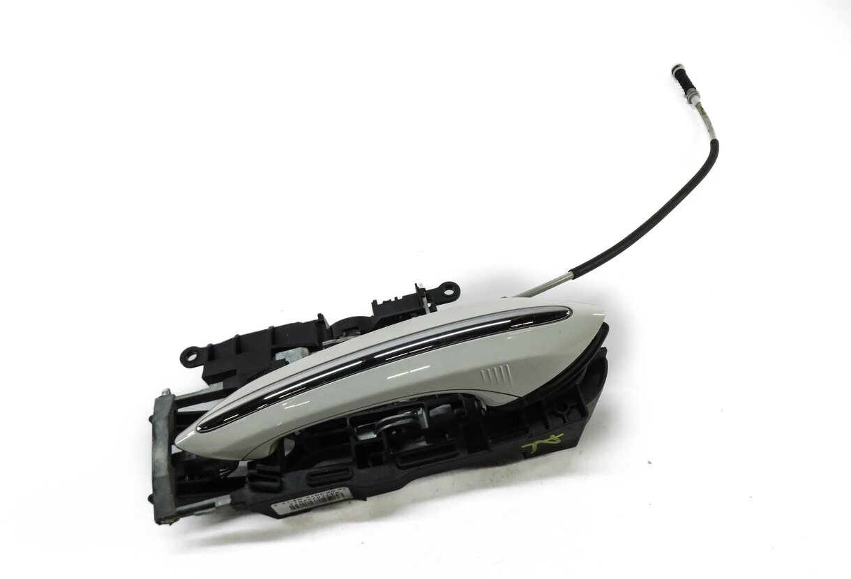 09-18 BMW 528i 535i 550i 740i 750i 760i RIGHT FRONT COMFORT DOOR HANDLE (WHITE)