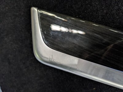 Thumbnail 15: 2013 BMW M5 ///M (F10) DASH DOOR CONSOLE WOOD TRIM SET (FINELINE ANTHRACITE)