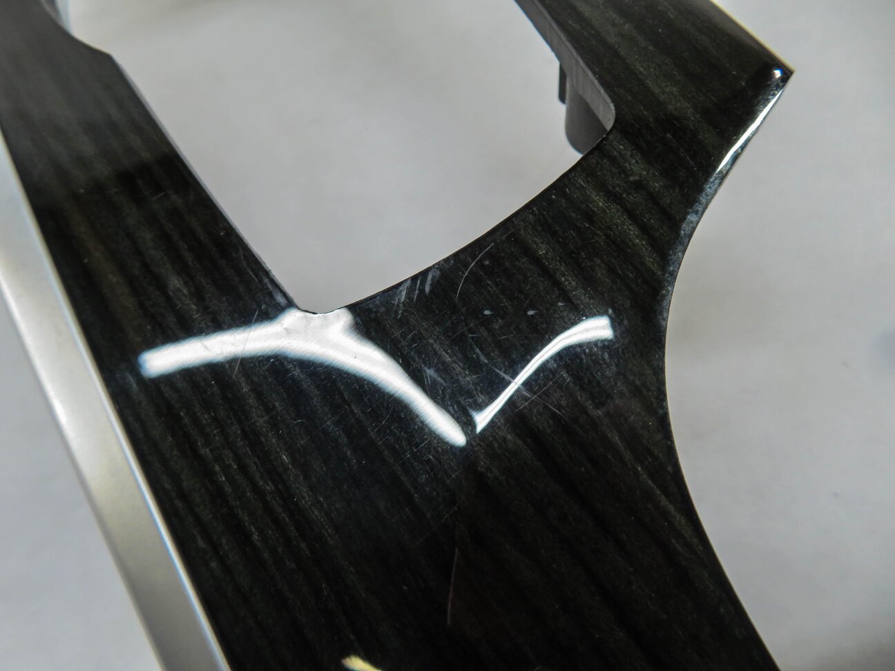 Thumbnail 6: 2013 BMW M5 ///M (F10) DASH DOOR CONSOLE WOOD TRIM SET (FINELINE ANTHRACITE)