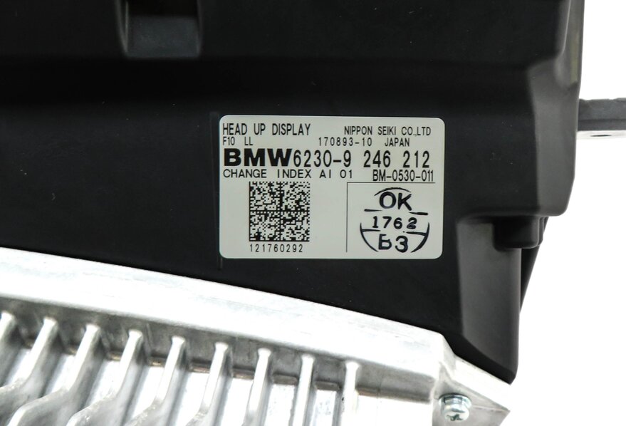 Thumbnail 4: 2011-2016 BMW 528i 535i 550i M5 (F10) FRONT DASH PROJECTOR HEADS UP DISPLAY HUD