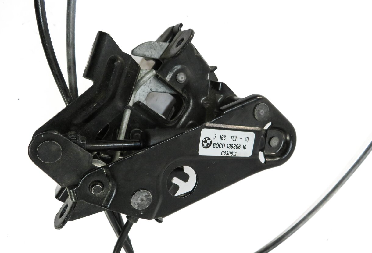 Thumbnail 5: 2013 BMW M5 ///M (F10) FRONT LEFT & RIGHT LOWER HOOD LOCK LATCH SET-2 w/ CABLE