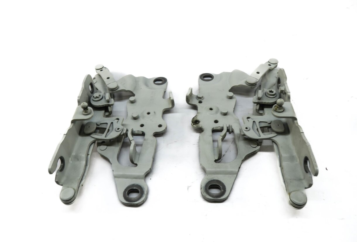 Thumbnail 8: 12-19 BMW 528i 535i 550i 640i 650i M5 M6 (F06 F10) FRONT HOOD HINGE SET (WHITE)