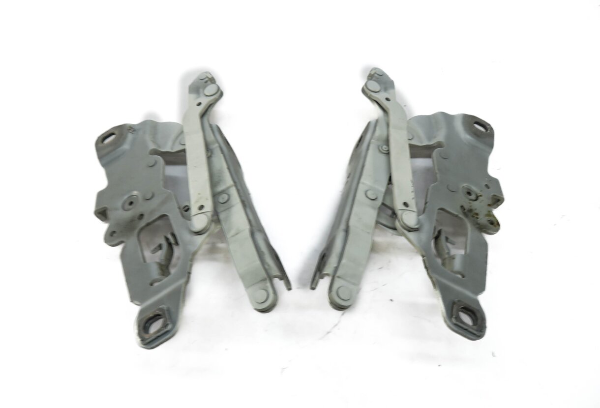 Thumbnail 9: 12-19 BMW 528i 535i 550i 640i 650i M5 M6 (F06 F10) FRONT HOOD HINGE SET (WHITE)