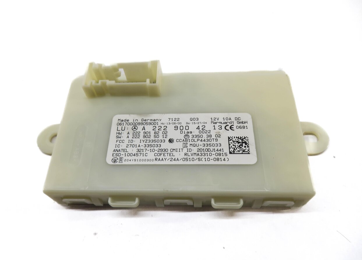Thumbnail 2: 15-19 MERCEDES C300 C400 GLC300 S400 S550 S600 (W205 W222 X253) KEYLESS MODULE