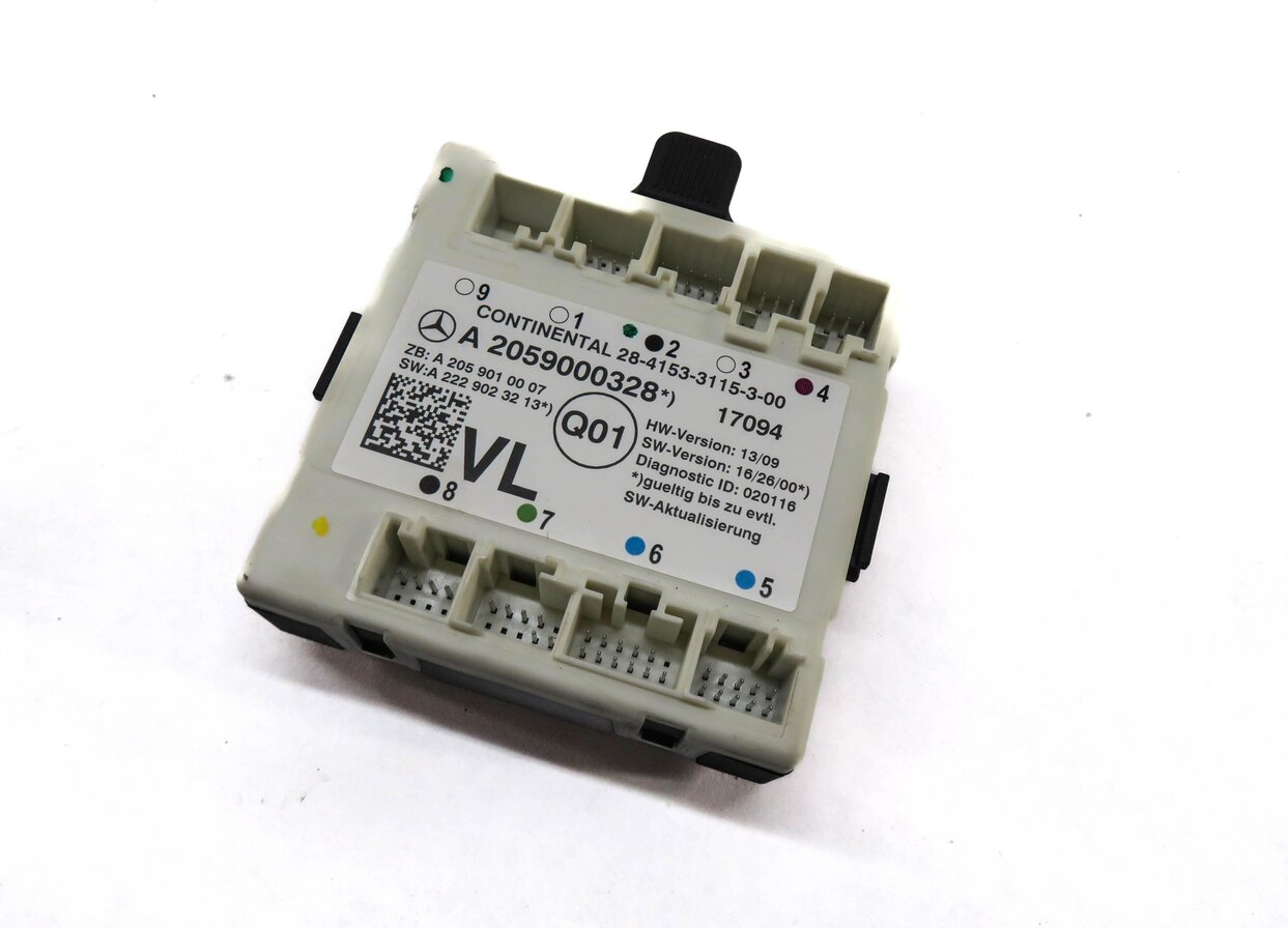 2017 MERCEDES GLC300 (X253) LEFT FRONT DRIVER DOOR CONTROL MODULE