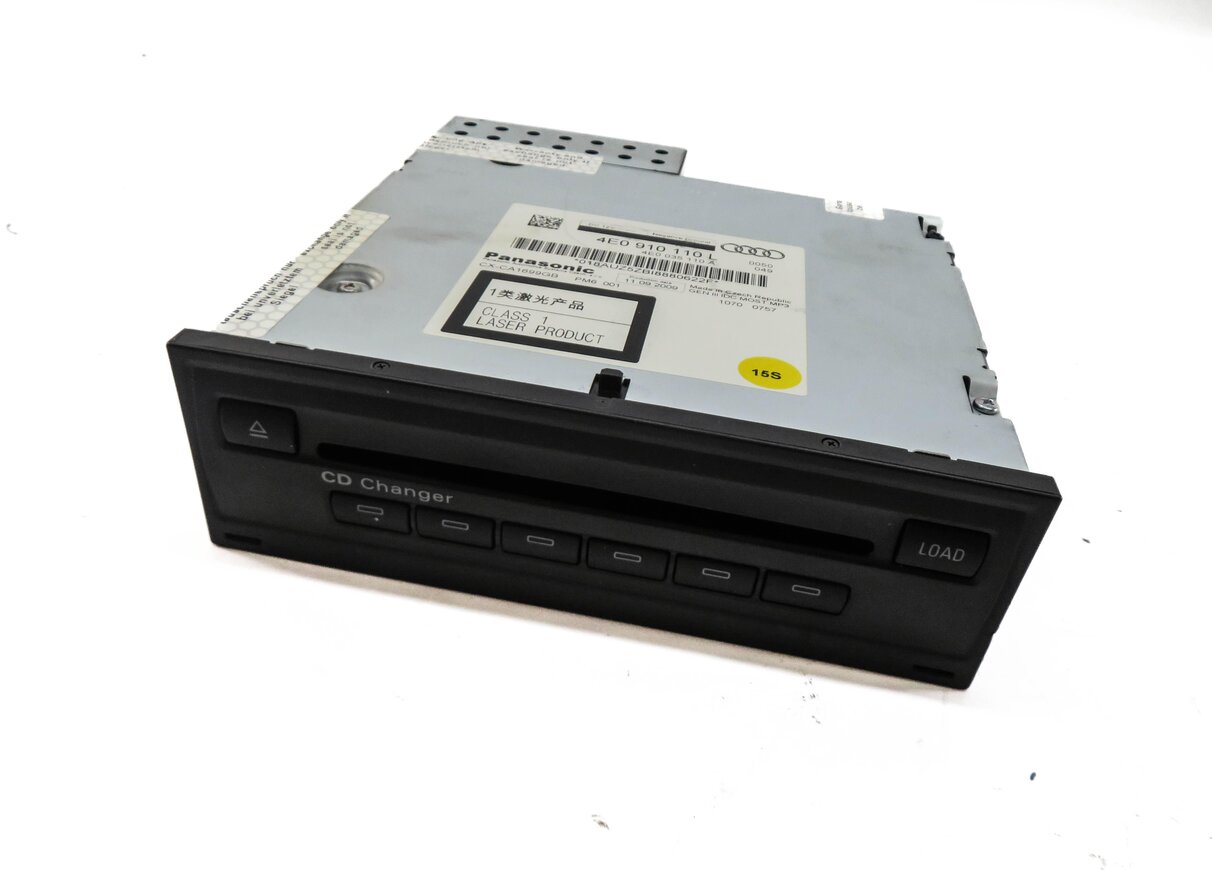 2010 AUDI A6 (C6) RADIO STEREO 6 DISC CD CHANGER (430910110L)