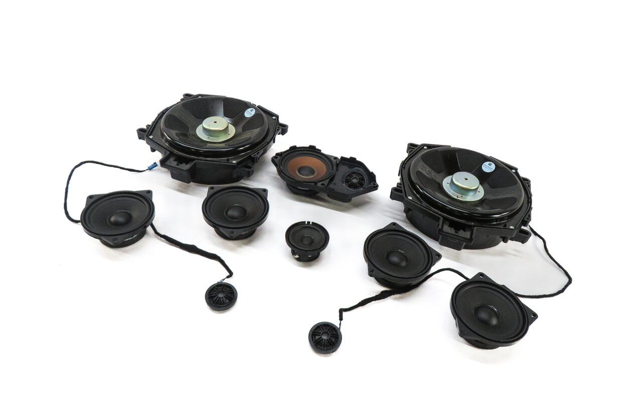 Thumbnail 1: 2012 BMW X5 (E70) RADIO STEREO SUB SUBWOOFER TWEETER SPEAKER SET