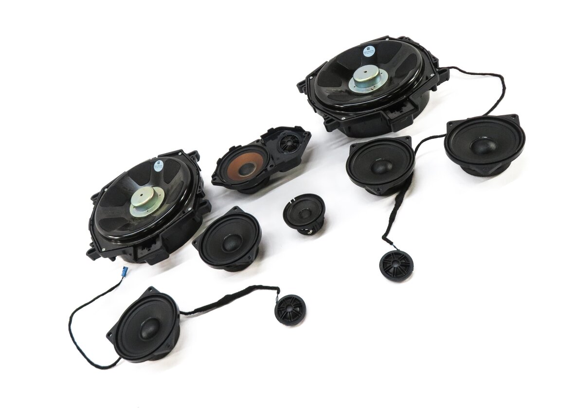 Thumbnail 3: 2012 BMW X5 (E70) RADIO STEREO SUB SUBWOOFER TWEETER SPEAKER SET
