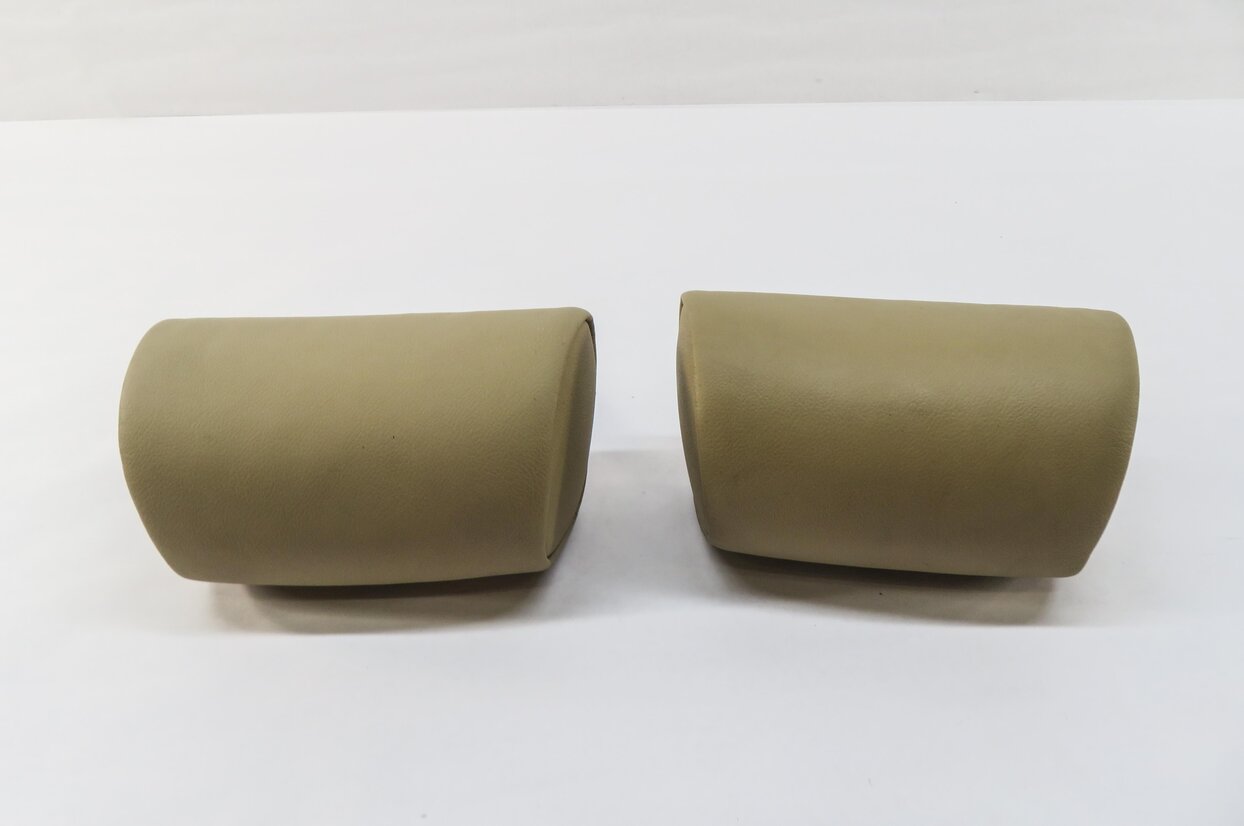 Thumbnail 3: 2012 BMW X5 (E70) LEFT & RIGHT REAR 2nd SECOND ROW SEAT HEADREST SET (BEIGE)