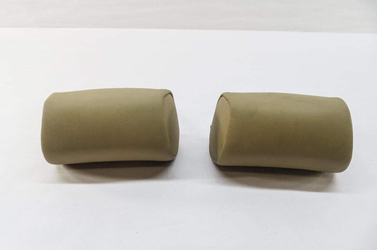 Thumbnail 4: 2012 BMW X5 (E70) LEFT & RIGHT REAR 2nd SECOND ROW SEAT HEADREST SET (BEIGE)