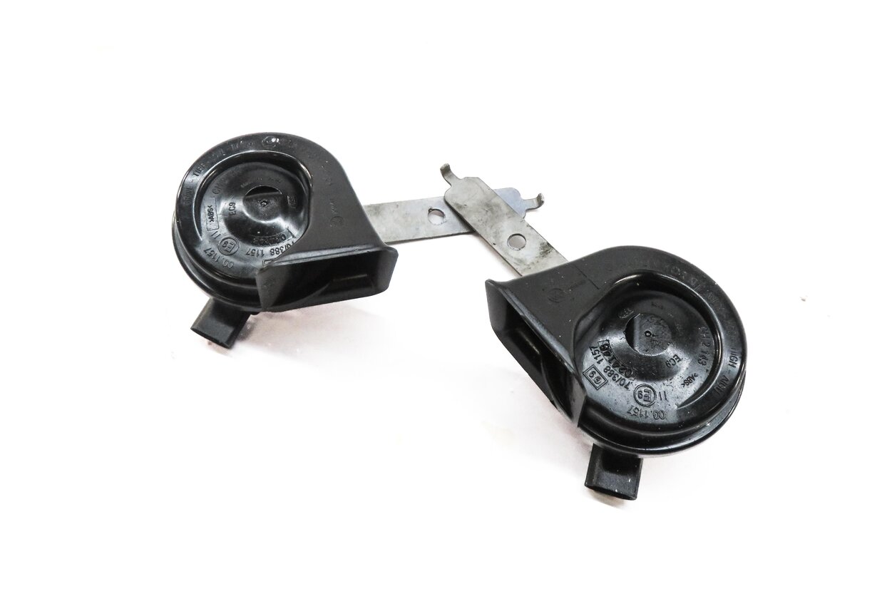 Thumbnail 1: 2010-2014 BMW X5 X6 (E70 E71) HIGH & LOW TONE SAFETY HORN SET-2