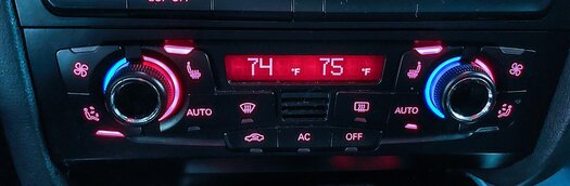 Thumbnail 2: 08-13 A4 S4 A5 S5 Q5 (B8 8K 8T 8R) HEATER A/C TEMPERATURE CLIMATE CONTROL PANEL