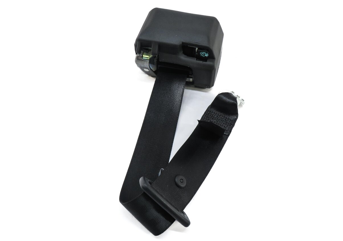2010 AUDI A5 (B8 8T) LEFT REAR SEAT SEATBELT RETRACTOR (BLACK)