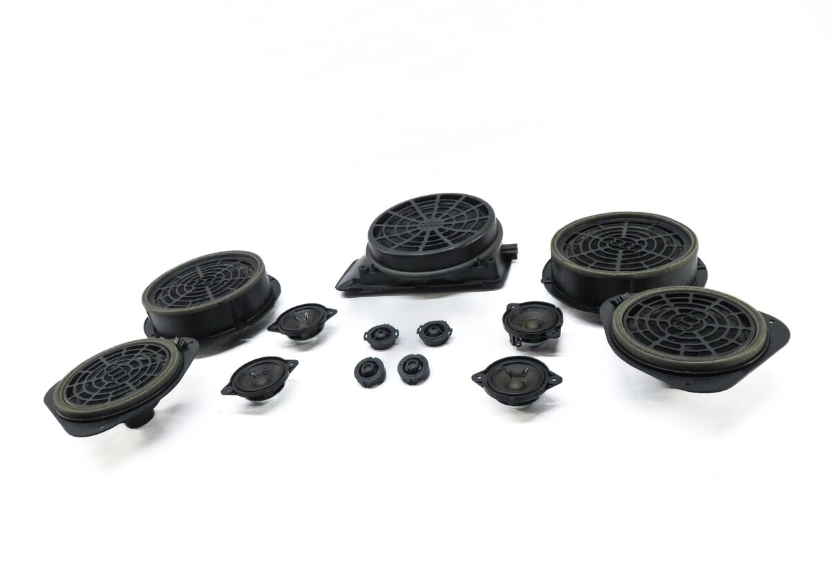 2010 AUDI A5 (B8 8T) BANG & OLUFSEN AUDIO SUB SUBWOOFER TWEETER SPEAKER SET-13