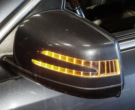 Thumbnail 2: 12-16 MERCEDES GL450 GL550 ML350 (W166 X166) LEFT - BLIND SPOT MIRROR (GRAY)