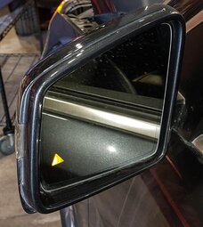 Thumbnail 3: 12-16 MERCEDES GL450 GL550 ML350 (W166 X166) LEFT - BLIND SPOT MIRROR (GRAY)