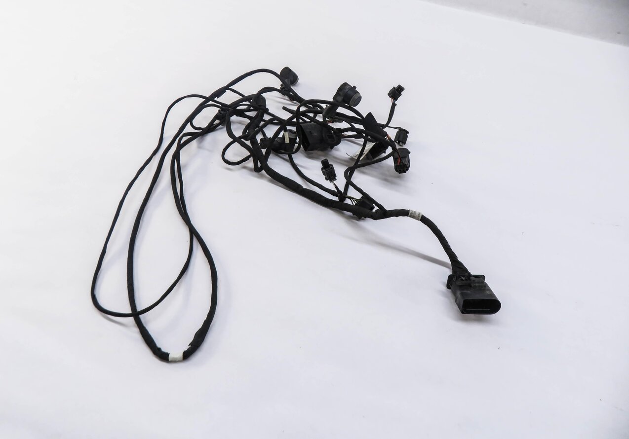Thumbnail 2: 2014 MERCEDES GL450 (X166) FRONT PDC PARK DISTANCE SENSOR SET w/ HARNESS (GRAY)