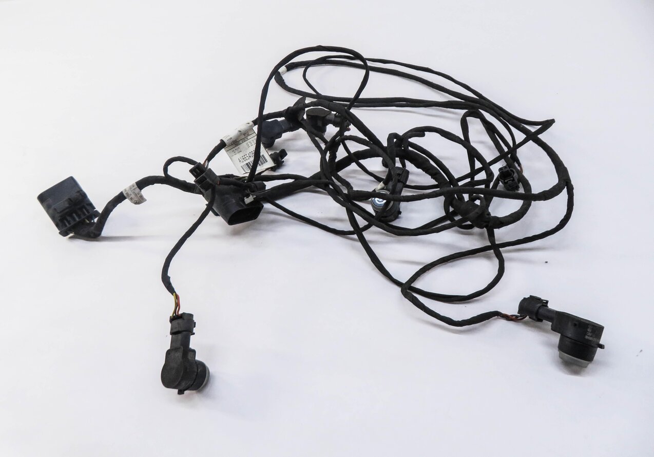 Thumbnail 3: 2014 MERCEDES GL450 (X166) FRONT PDC PARK DISTANCE SENSOR SET w/ HARNESS (GRAY)