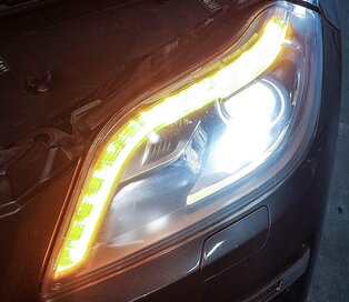 Thumbnail 2: 2013-2016 MERCEDES GL350 GL450 GL550 (X166) LEFT XENON HID HEADLIGHT LIGHT LAMP
