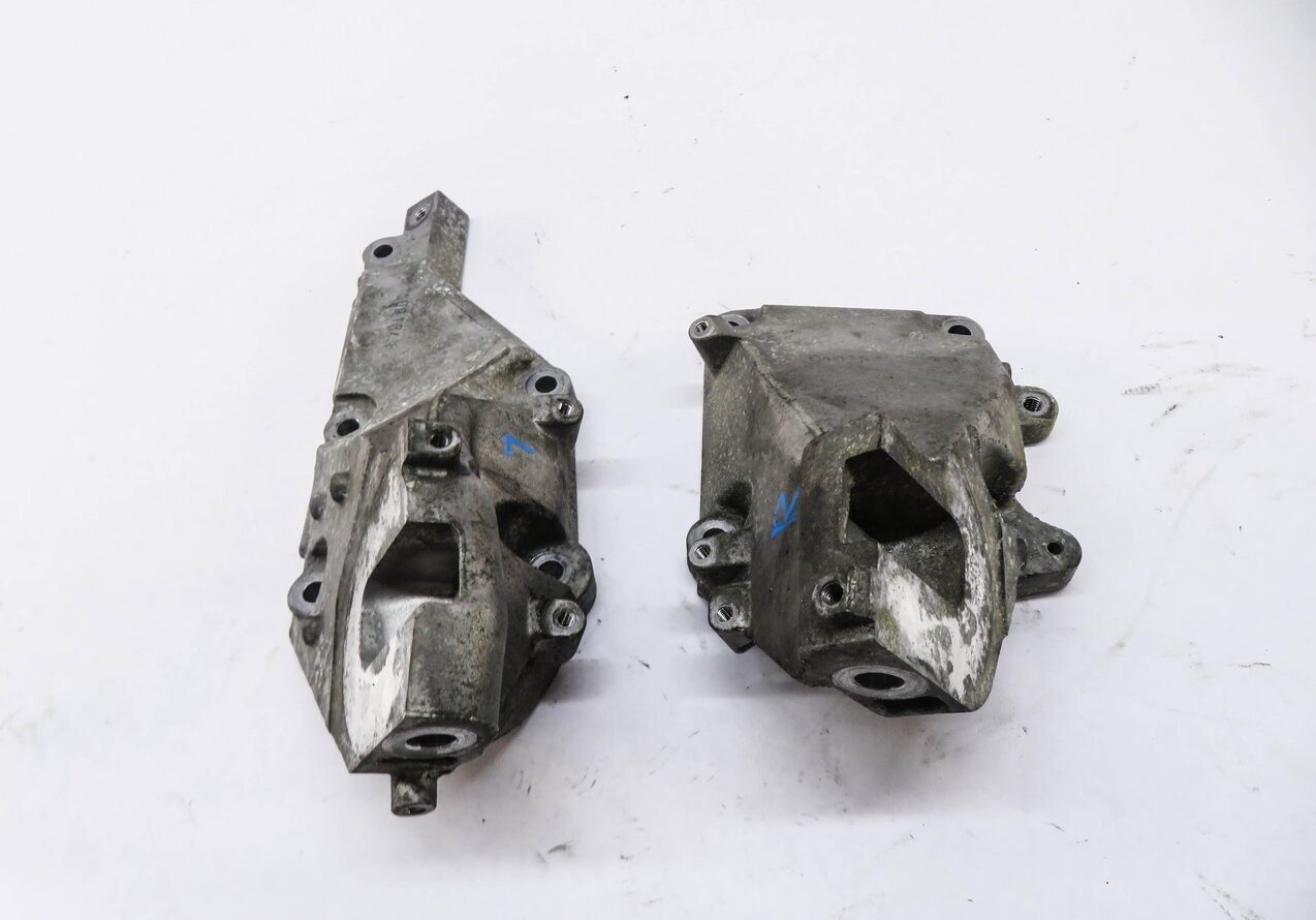 Thumbnail 2: 2014 MERCEDES GL450 (X166) 4.6L M278 ENGINE MOTOR MOUNT BRACKET SET-2