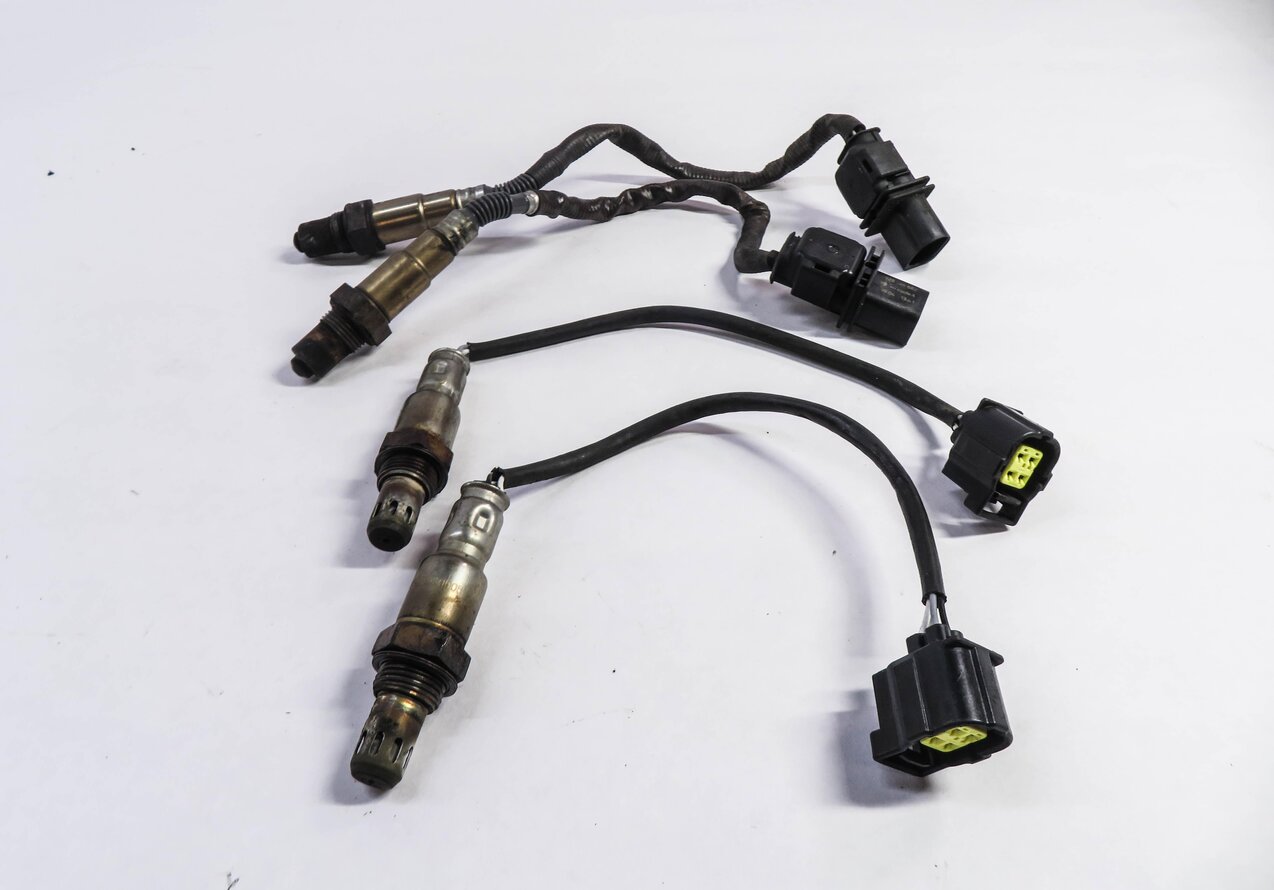Thumbnail 2: 2014 MERCEDES GL450 (X166) 4.6L PRE POST CAT O2 OXYGEN LAMBDA PROBE SENSOR SET-4