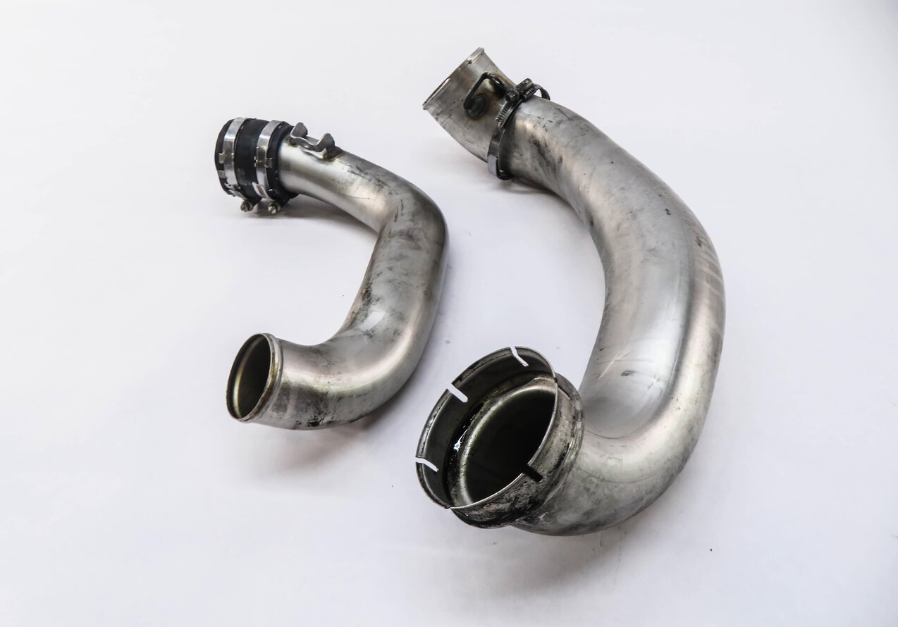 Thumbnail 2: 2014 MERCEDES GL450 (X166) 4.6L M278 ENGINE RIGHT AIR INTAKE PIPE SET-2