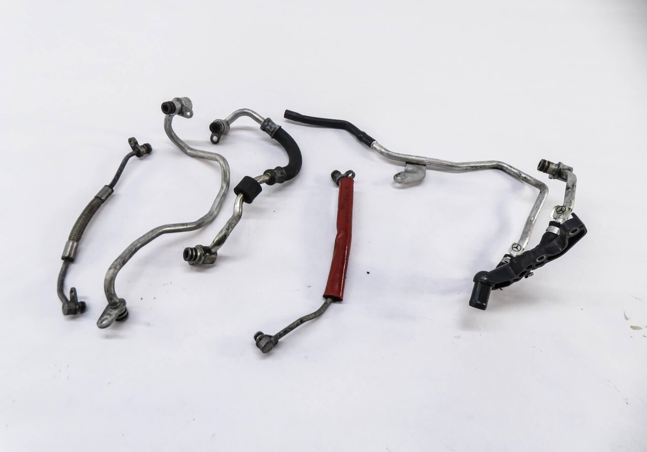 Thumbnail 2: 2014 MERCEDES GL450 (X166) 4.6L M278 ENGINE TURBOCHARGER HOSE PIPE TUBE SET-5
