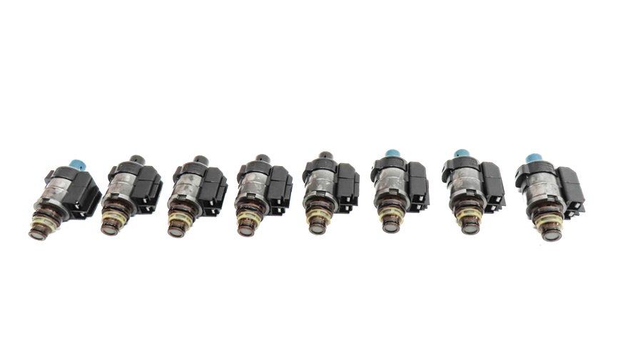 Thumbnail 2: 04-18 MERCEDES C CL E GL G ML S SLK 722.9 TRANSMISSION VALVE BODY SOLENOID SET-8