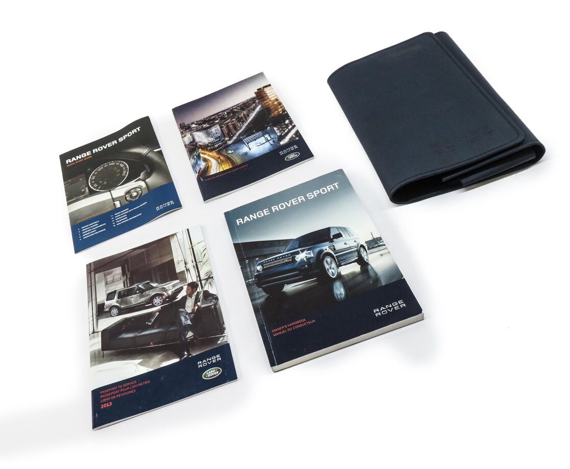 Thumbnail 4: 2011 RANGE ROVER SPORT (L320) OWNERS MANUAL BOOK SERVICE GUIDE SET w/ CASE