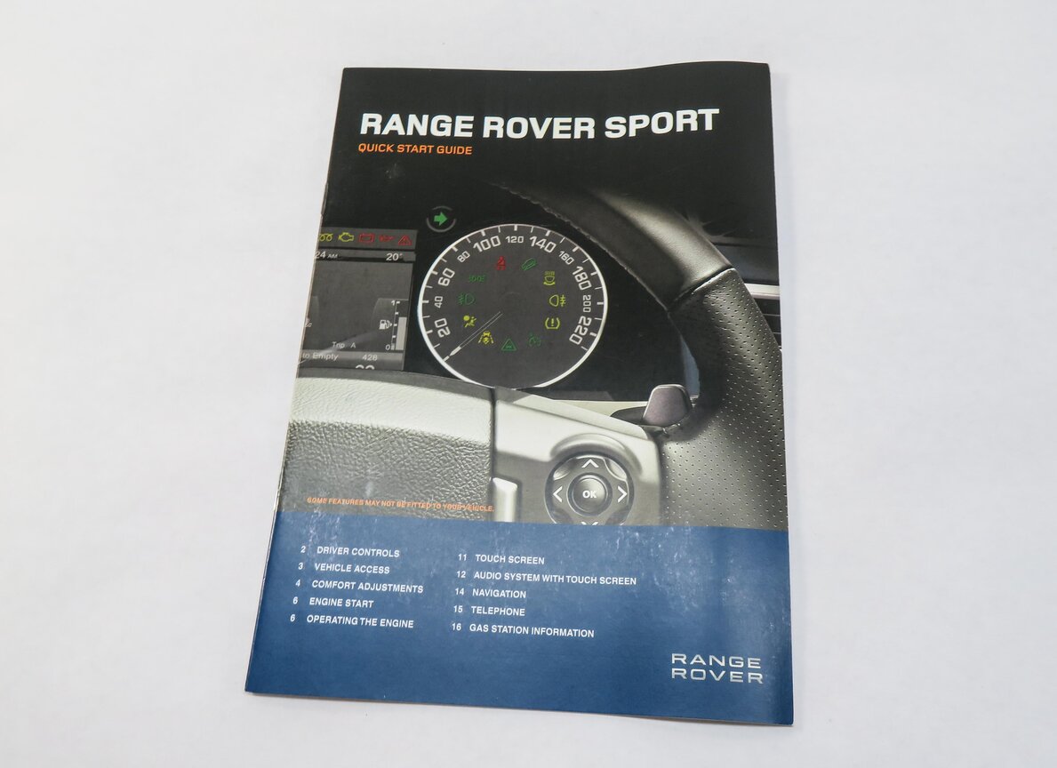 Thumbnail 6: 2011 RANGE ROVER SPORT (L320) OWNERS MANUAL BOOK SERVICE GUIDE SET w/ CASE