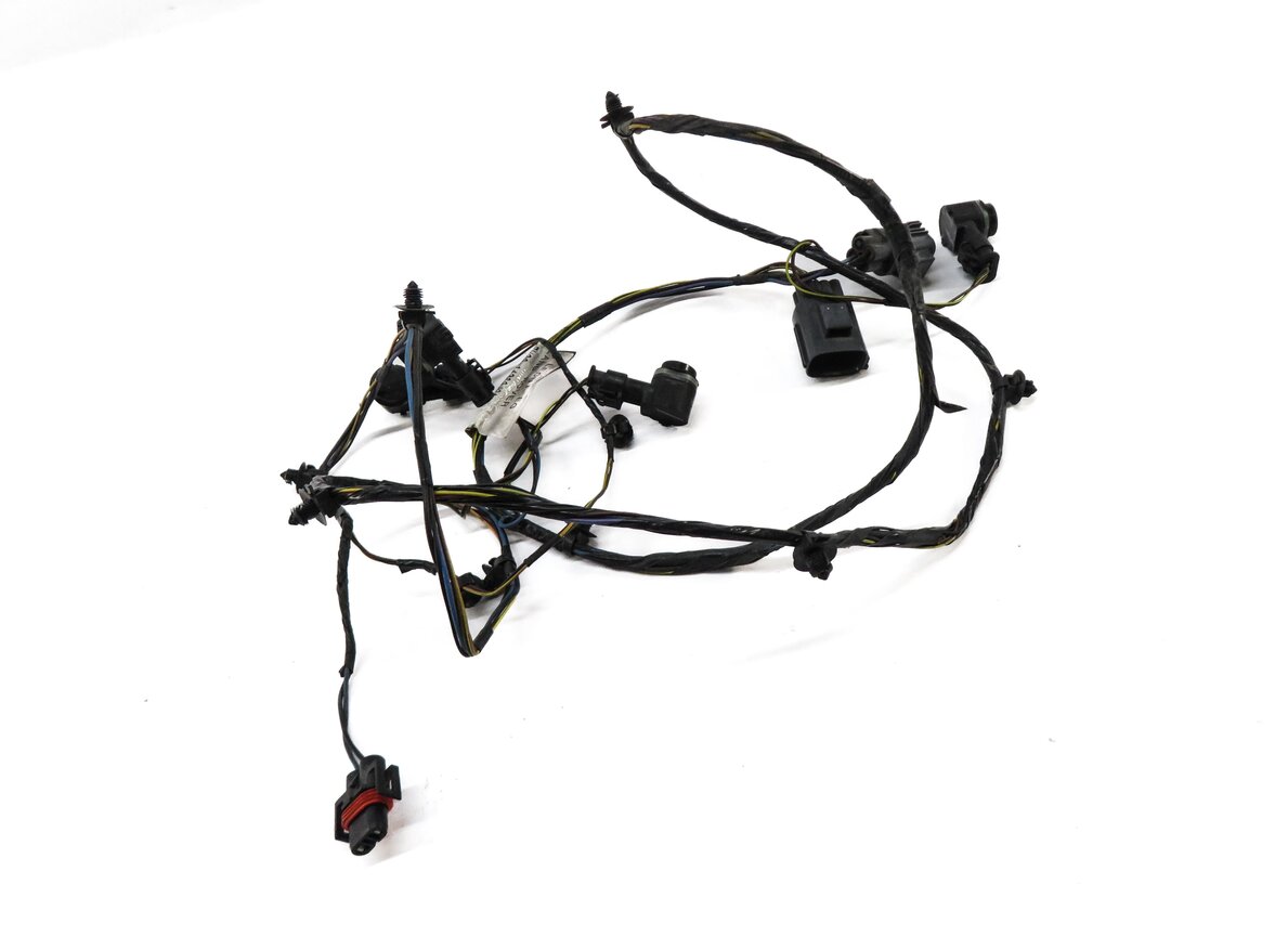 2011 RANGE ROVER SPORT (L320) FRONT PDC PARK SENSOR SET w/ HARNESS (BLACK)