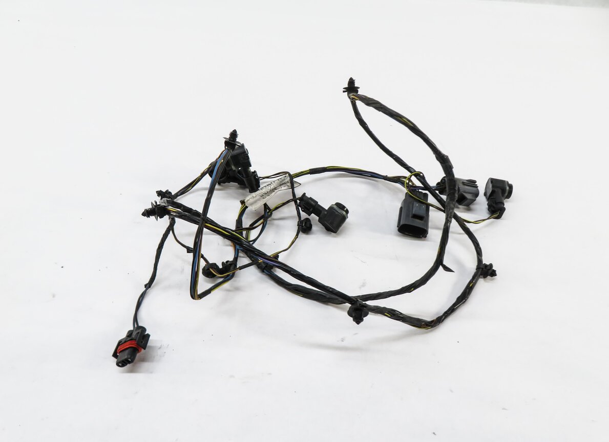 Thumbnail 2: 2011 RANGE ROVER SPORT (L320) FRONT PDC PARK SENSOR SET w/ HARNESS (BLACK)