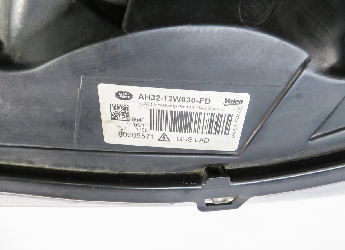 Thumbnail 6: 2010-2011 RANGE ROVER SPORT (L320) LEFT DRIVER HID XENON HEADLIGHT LIGHT LAMP
