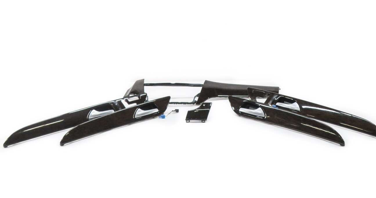 Thumbnail 2: 2014 MERCEDES GL450 (X166) INTERIOR WOOD GRAIN TRIM SET (EUCALYPTUS WOOD 734)
