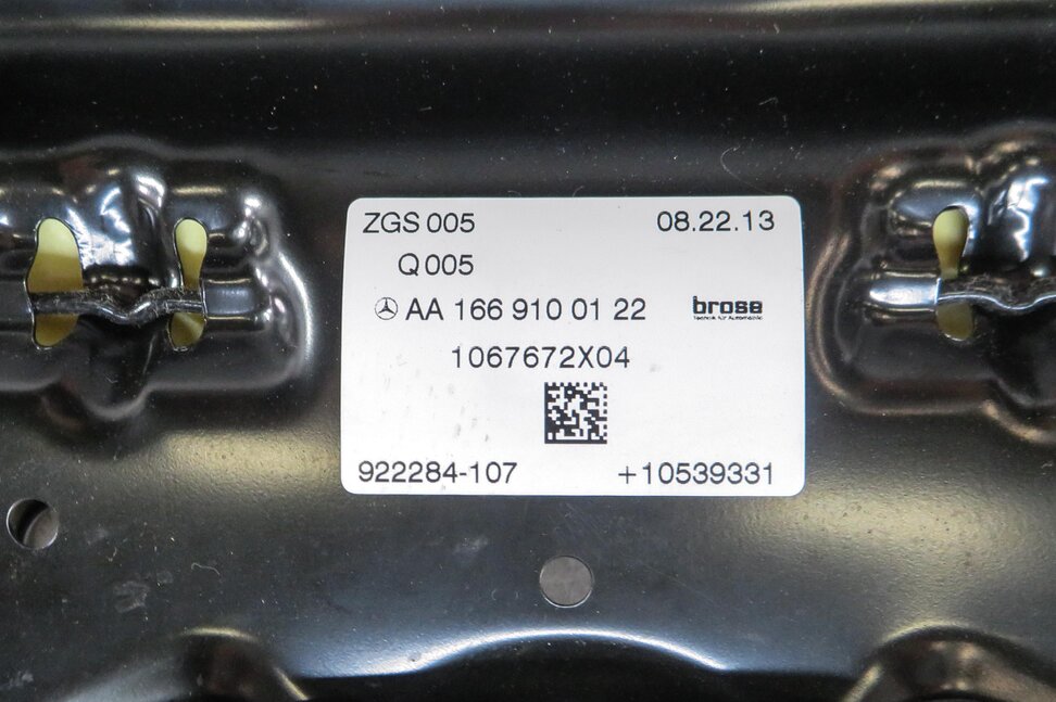 Thumbnail 6: 2014 MERCEDES GL450 (X166) PASSENGER LOWER BOTTOM HEATED SEAT CUSHION (BEIGE)