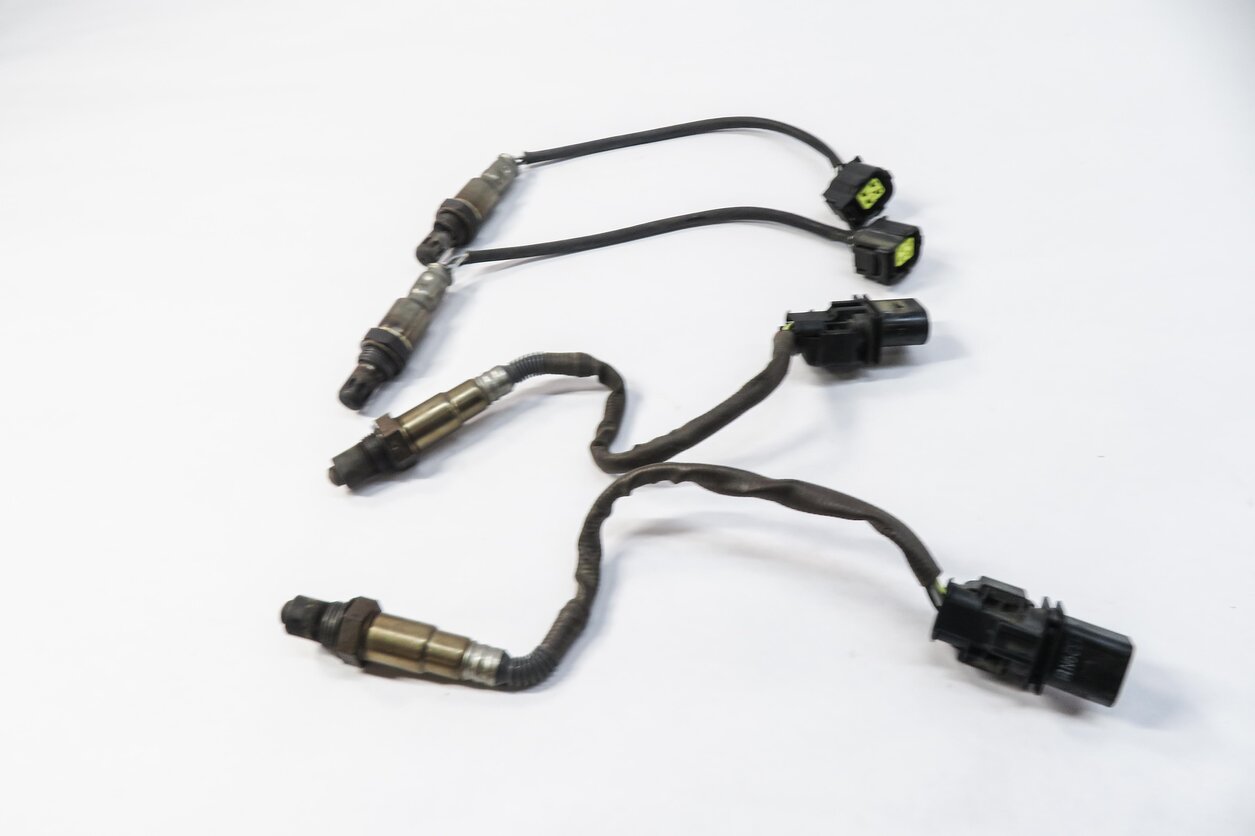 Thumbnail 9: 2014 MERCEDES GL450 (X166) 4.6L PRE POST CAT O2 OXYGEN LAMBDA PROBE SENSOR SET-4